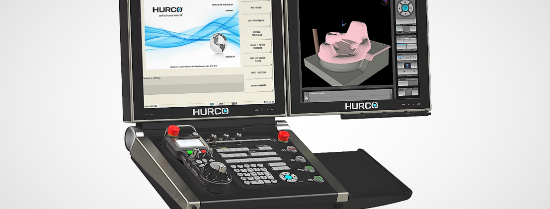With the new Surfacing option, the HURCO control can also be used to program free-form surfaces