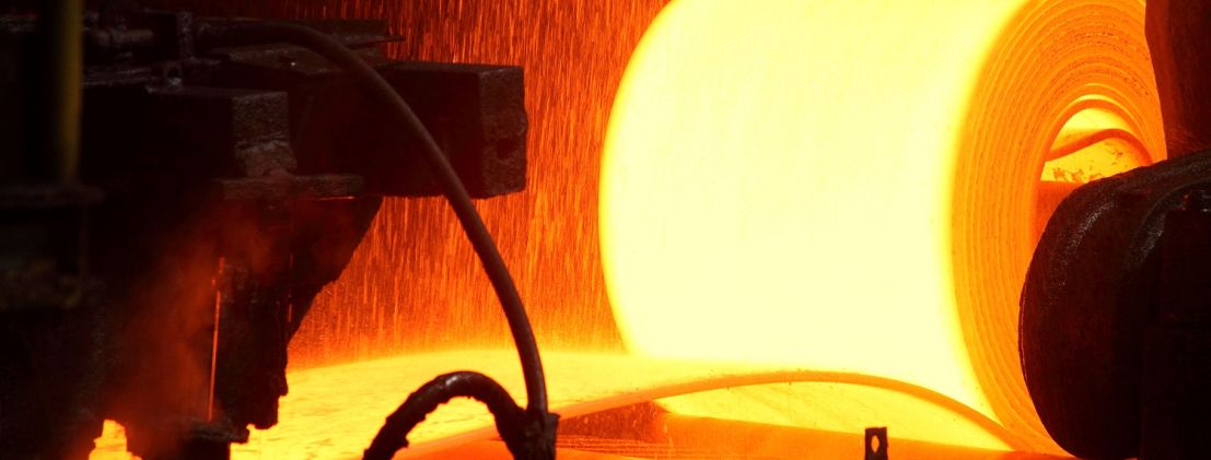 ABB provides technology solutions to a range of metals industry customers, including in hot rolling plants.