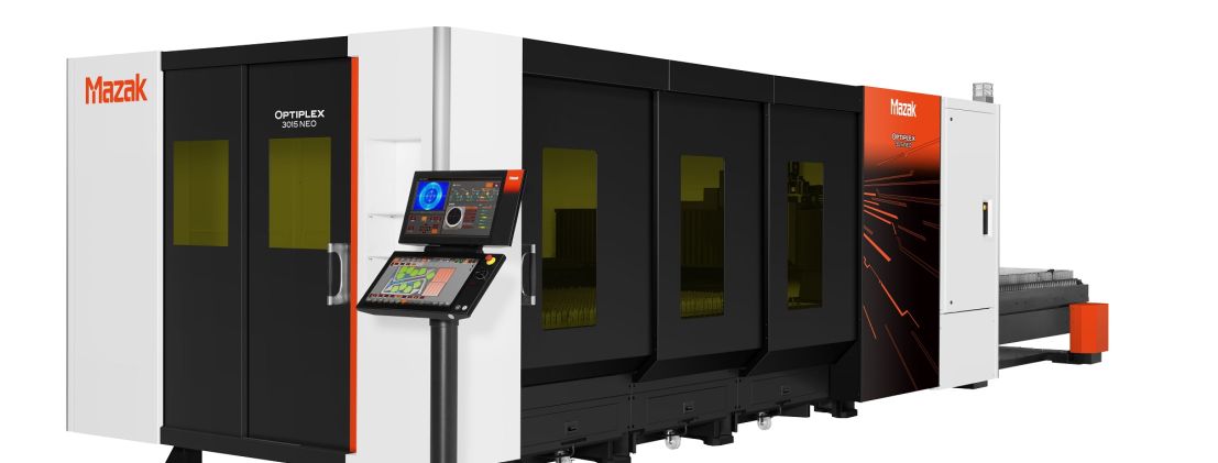 The brand-new Cutting Head MCT3 and the innovative Mazatrol SmoothLX CNC Control system are just a few of the technical standouts installed on the Mazak Optiplex 3015 NEO S-15.