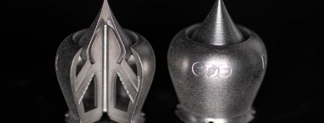 EOS NickelAlloy Haynes 282 3D printed aerospike nozzle design concept