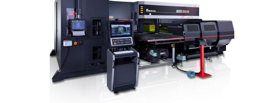 Amada ACIES-AJ with full automation systems provides high quality, continuous production.