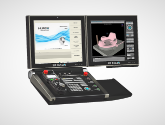 With the new Surfacing option, the HURCO control can also be used to program free-form surfaces