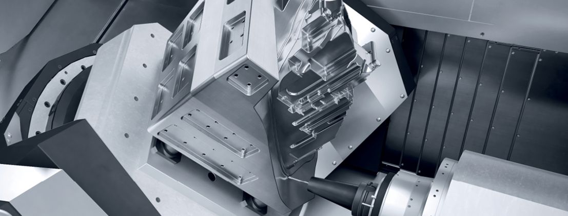 DMG MORI INH63 horizontal machining center with swivel rotary table