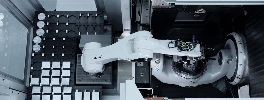 The Hermle RS 05 robot system helps to significantly enhance machine cycles