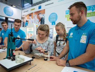 AMB aims to bring exhibitors and emerging talent together. Picture credits: Landesmesse Stuttgart GmbH