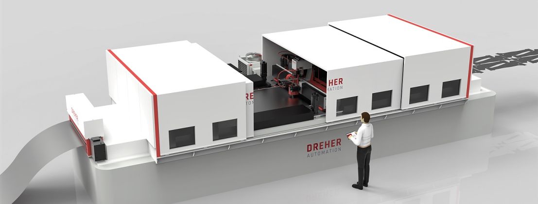 Laser blanking line from Automatic-Systeme Dreher