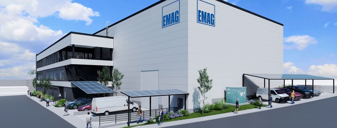 3D view of the new EMAG plant in Querétaro, Mexico