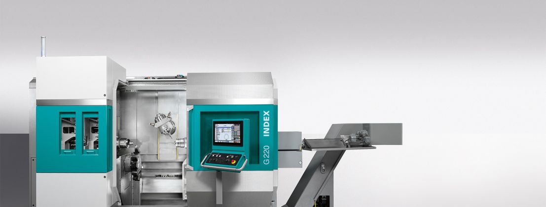 INDEX G220 turn mill center allows powerful turning and milling on one machine