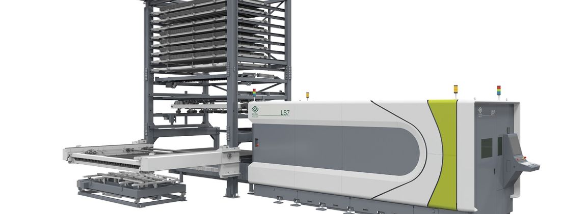 BLM Group LS7 Sheet Cutting Machine with automation