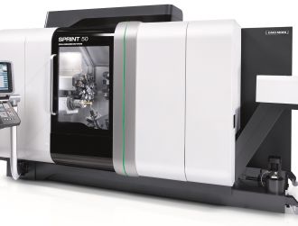 DMG MORI SPRINT 50-3T automatic lathe with B-axis