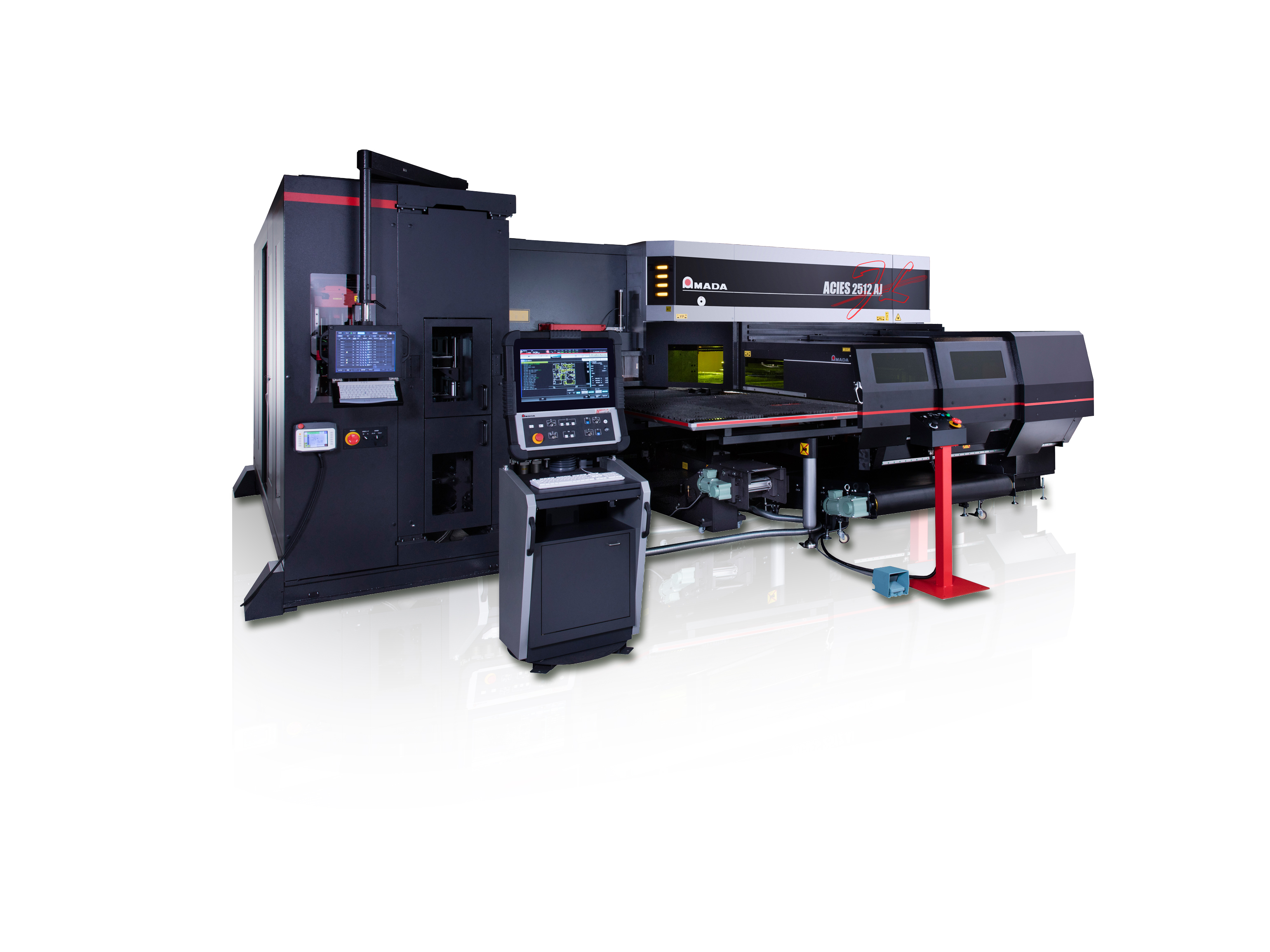 Amada ACIES-AJ with full automation systems provides high quality, continuous production.