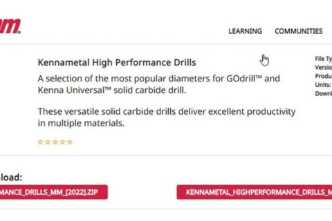 New Kennametal Tool Library Available for Mastercam