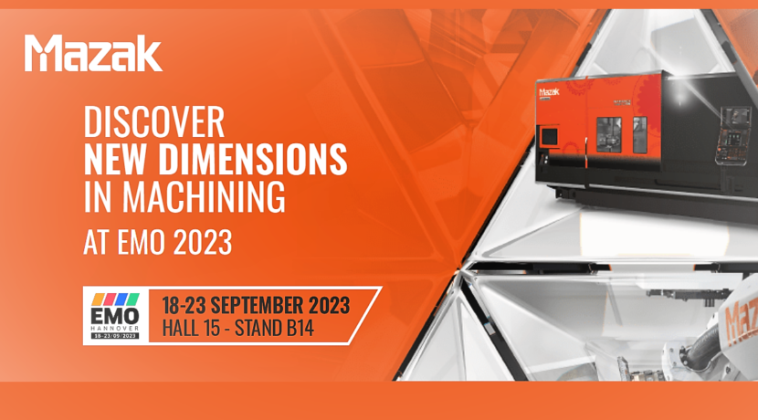 Mazak to exhibit total vision for advanced manufacturing at EMO 2023