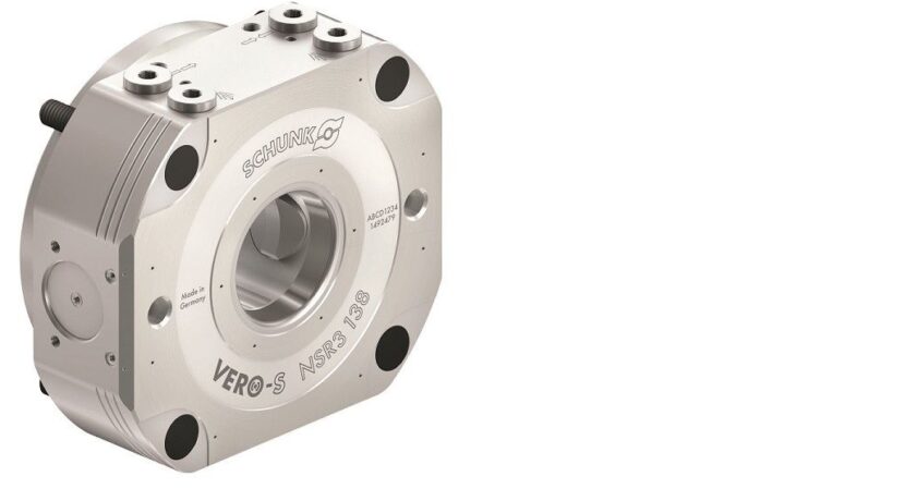SCHUNK VERO-S NSR3 Expands Pneumatic Coupling Range for Robot Pallet Handling