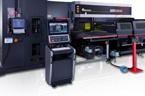 AMADA launches eco-friendly ACIES-AJ punching and fibre lasercutting combination machine