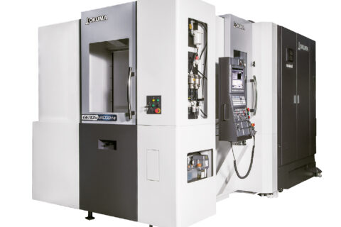 Okuma adds compact GENOS M4000H-e horizontal machining centre for 4-axis work