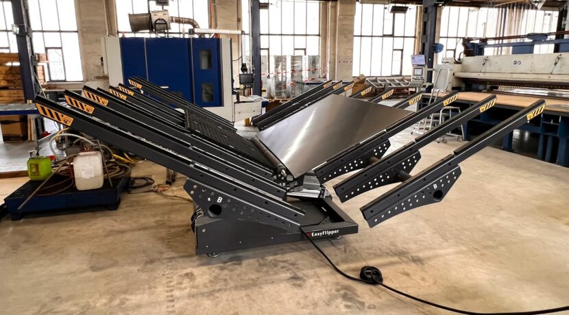 Voestalpine Böhler Bleche cuts titanium plate turning to 10 seconds with EasyFlipper