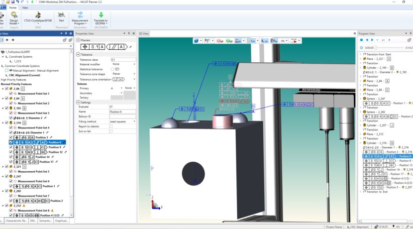 Mitutoyo CTL MiCAT Planner automates CMM programming