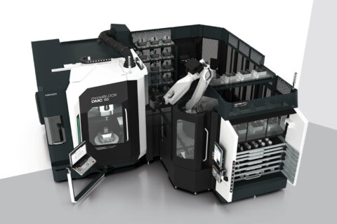 DMG MORI MATRIS WPH combines pallet and workpiece handling