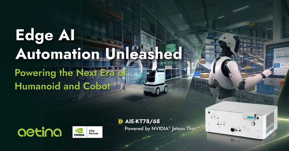 Aetina AIE-KT78 and AIE-KT68 edge AI systems for robots