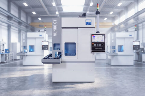 EMAG VL 100 GT combines hard turning and grinding in one setup