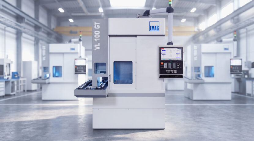 EMAG VL 100 GT combines hard turning and grinding in one setup